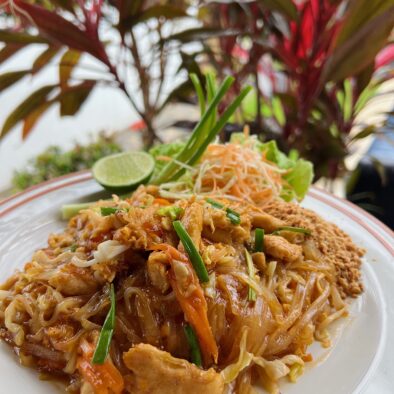 Pad Thai au restaurant du Wirason Residence a Lamai, Koh Samui